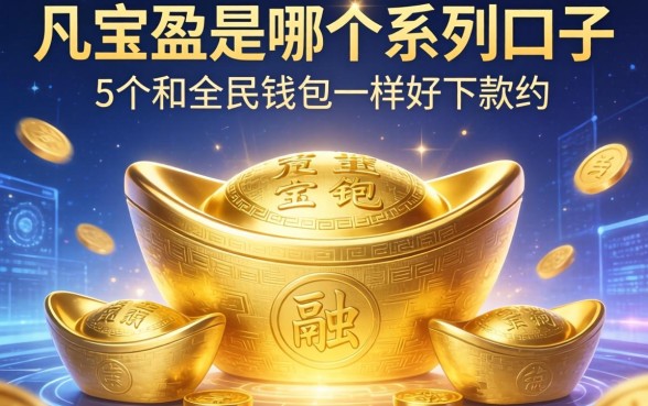 元宝盈是哪个系列口子，整合5个和全民钱包一样好下款的软件