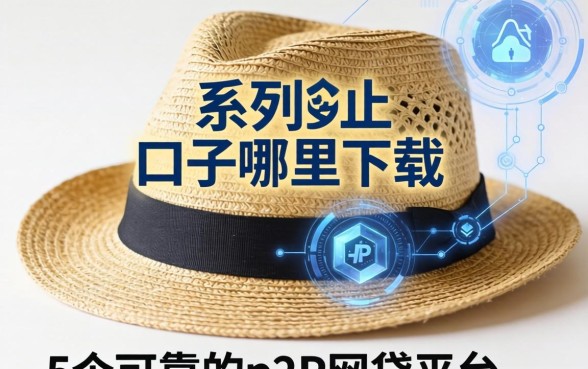 草帽系列口子哪里下载，例举5个可靠的p2p网贷平台