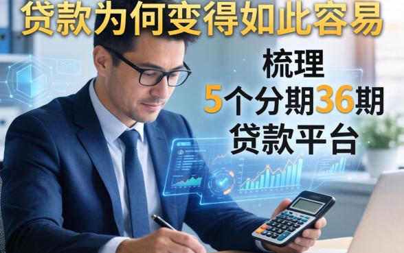 贷款为何变得如此容易，梳理5个分期36期的贷款平台