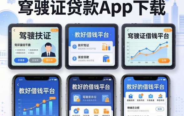 驾驶证贷款app下载，整理五个比较好的借钱平台