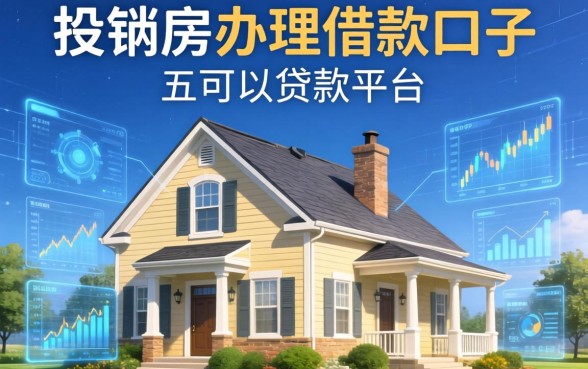 按揭房办理借款的口子，总结五个可以贷款平台