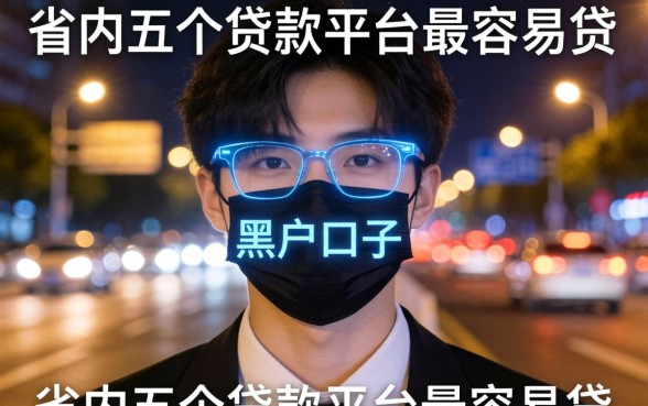 夜间也下款的黑户口子，省内五个贷款平台最容易贷