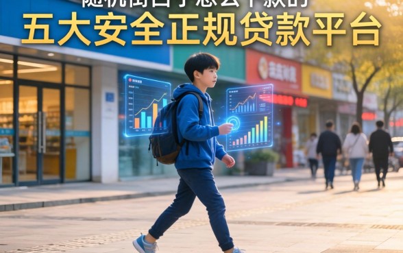 随机街口子怎么下款的，五大安全正规的贷款平台