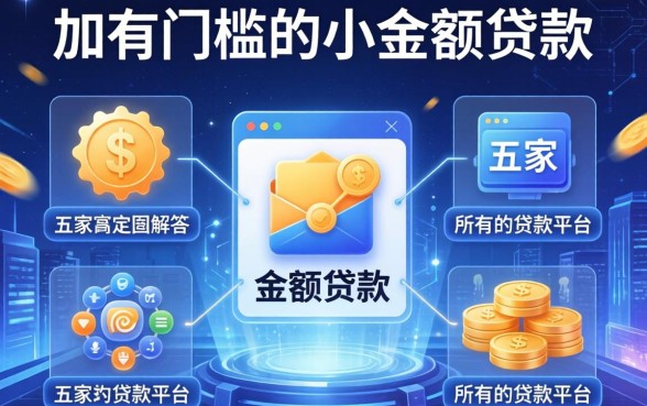 有哪些门槛的小额贷款，解答五家所有的贷款平台