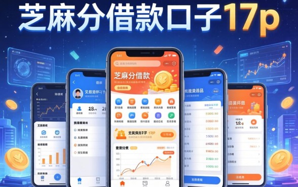 芝麻分借款口子17p，整理五个大型贷款平台