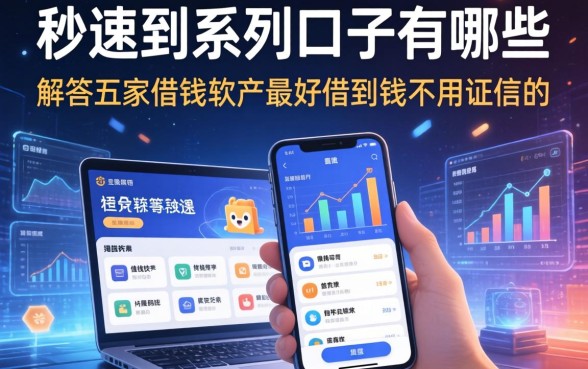 秒速到系列口子有哪些，解答五家借钱软件最好借到钱不用征信的