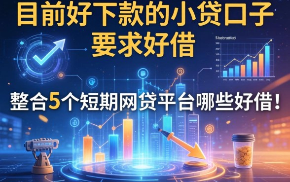 目前好下款的小贷口子，整合5个短期网贷平台哪些好借