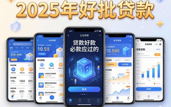 2025年好批的贷款，整理五个贷款必过的软件