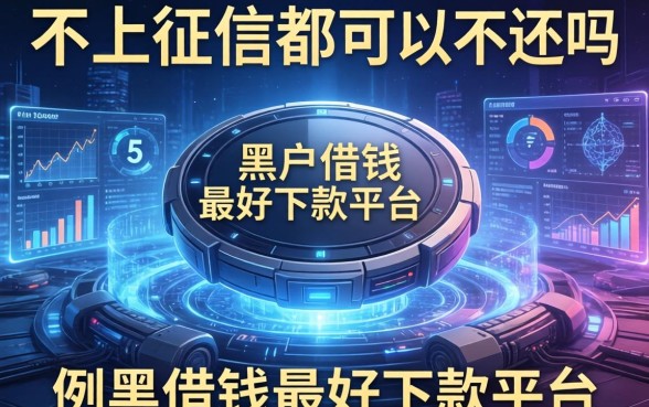 不上征信都可以不还吗，例举5个黑户借钱最好下款平台