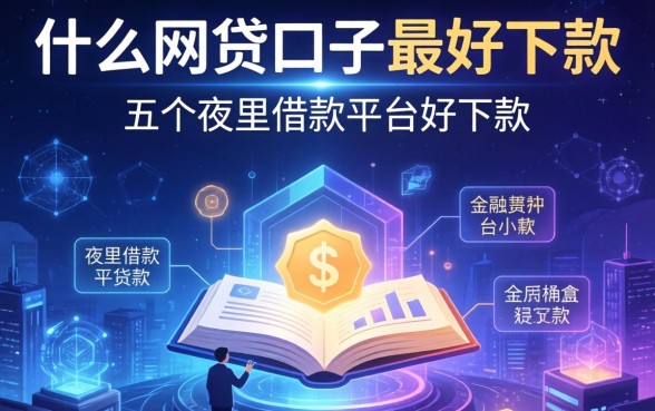 什么网贷口子最好下款，介绍五个夜里借款平台好下款