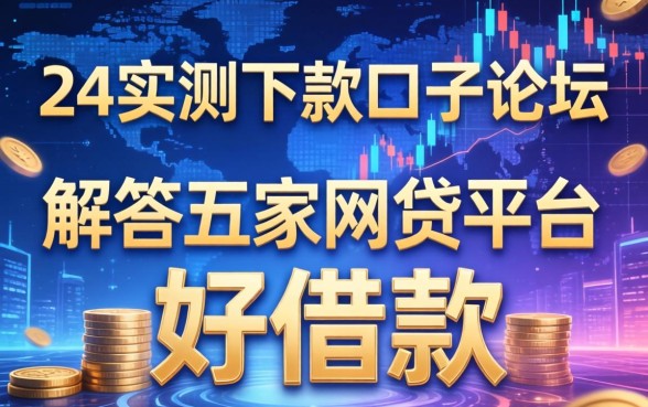 24实测下款口子论坛，解答五家网贷平台好借款