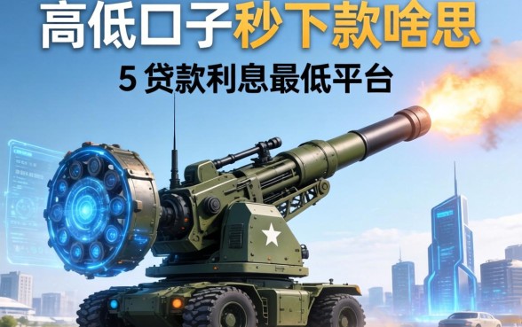 高炮口子秒下款啥意思，例举5个贷款利息最低的平台