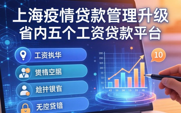 上海疫情贷款管理升级，省内五个工资贷款平台