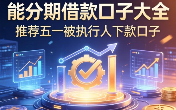 能分期的借款口子大全，推荐五个被执行人下款口子