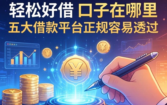 轻松好借的口子在哪里，五大借款平台正规容易通过