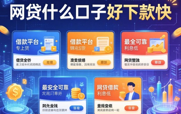 网贷什么口子好下款快，整理五个借款平台最安全可靠利息低