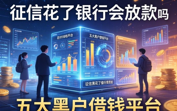 征信花了银行会放款吗，五大黑户借钱平台