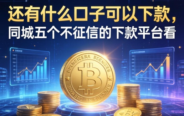 还有什么口子可以下款，同城五个不征信的下款平台看