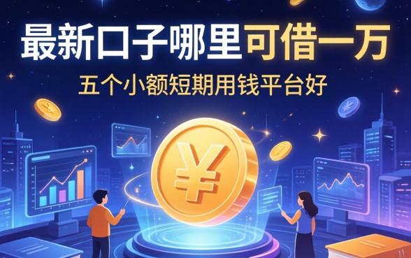 最新口子哪里可借一万，介绍五个小额短期用钱平台好
