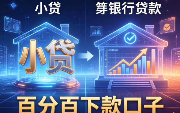 小贷和银行贷款的区别，总结五个百分百下款口子