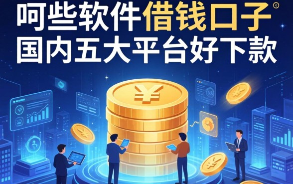 哪些软件有借钱口子的，国内五大平台好下款