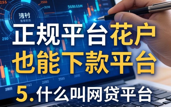 正规平台花户也能下款，归纳5个什么叫网贷平台