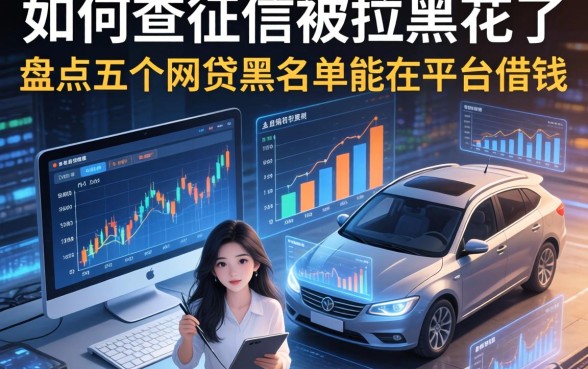 如何查征信被拉黑花了，盘点五个网贷黑名单能在平台借钱
