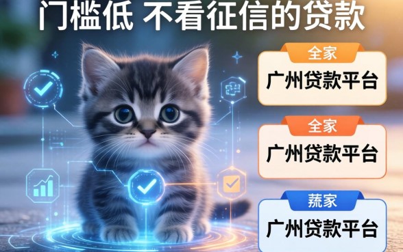 门槛低不看征信的贷款，阐述5家广州贷款平台