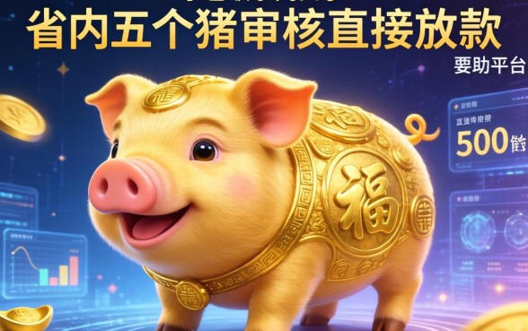 小金猪是哪个系列口子，省内五个不审核直接放款500的平台
