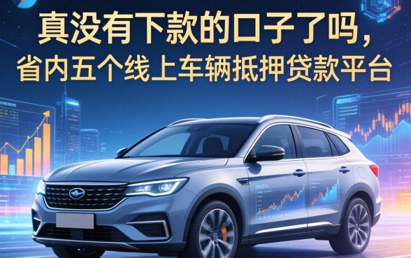 真没有下款的口子了吗，省内五个线上车辆抵押贷款平台