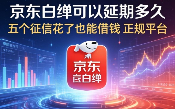 京东白条可以延期多久，推荐五个征信花了也能借钱的正规平台
