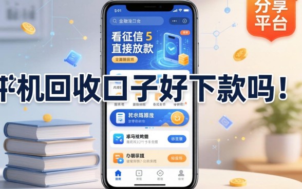 手机回收口子好下款吗，分享五个不看征信直接放款的平台