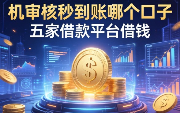 机审核秒到账哪个口子，解答五家借款平台借钱