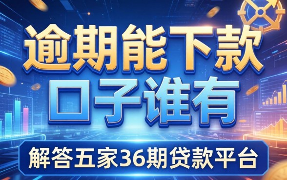 逾期能下款的口子谁有，解答五家36期贷款平台