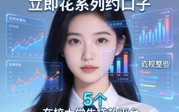 立即花系列口子有哪些，整合5个在校大学生贷款平台