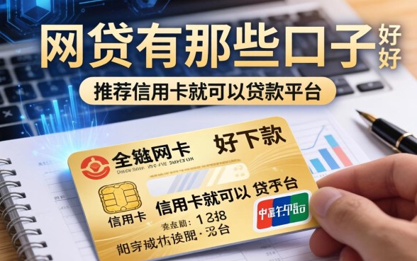 网贷有那些口子好下款，推荐五个有信用卡就可以贷款的平台