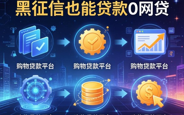 黑征信也能贷款的网贷，分析五个购物贷款平台