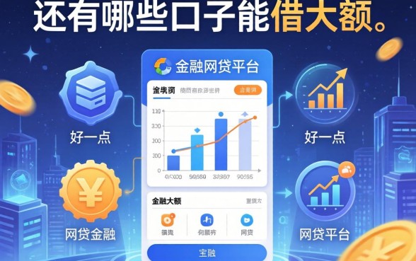 还有哪些口子能借大额，分享五个好一点的网贷平台