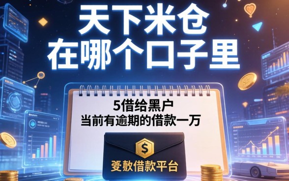 天下米仓在哪个口子里，归纳5个借款平台可以给黑户当前有逾期的借款一万