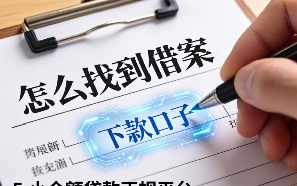 怎么找到借条下款口子，归纳5个小额贷款正规平台