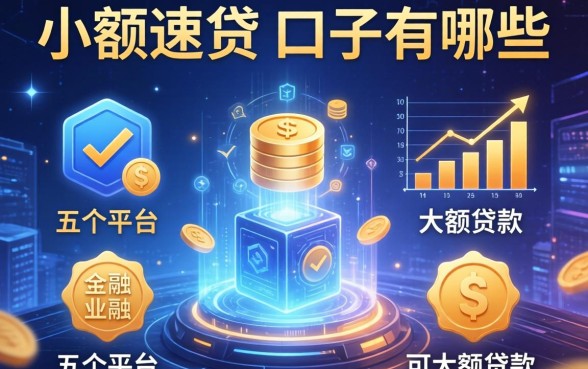 小额速贷的口子有哪些，分析五个平台可以大额贷款