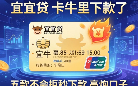宜人贷在卡牛里下款了，探讨五款不会拒秒下款的高炮口子