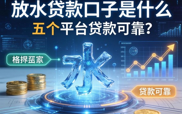 放水的贷款口子是什么，总结五个平台贷款可靠