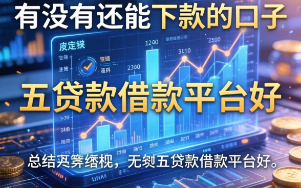 有没有还能下款的口子，总结五个贷款借款平台好