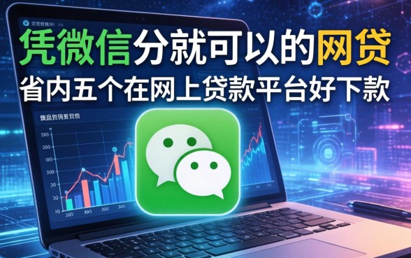 凭微信分就可以的网贷，省内五个网上贷款平台好下款