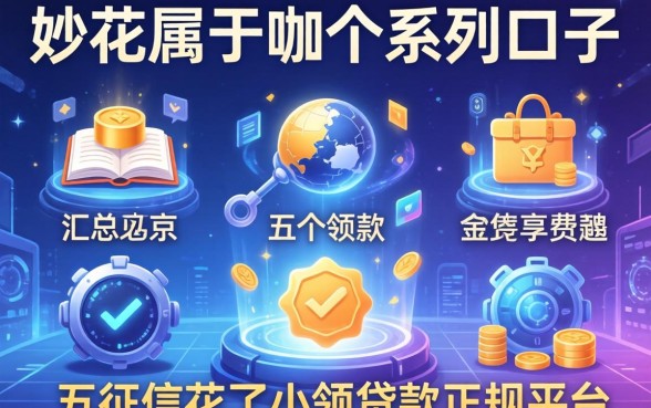 妙花属于哪个系列口子，汇总五个征信花了小额贷款正规平台
