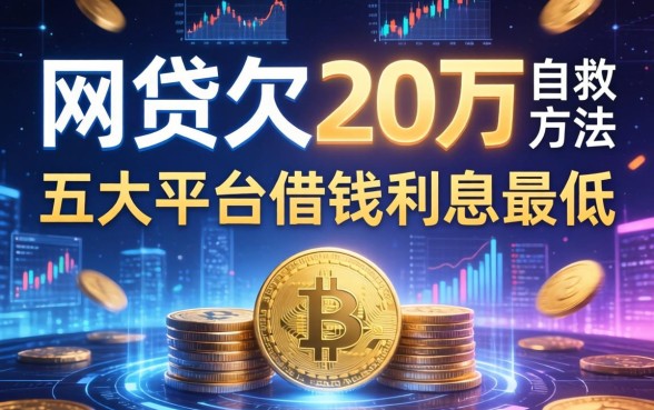 网贷欠20万自救方法，五大平台借钱利息最低