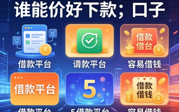 谁能介绍好下款的口子，例举5个借款平台容易借钱