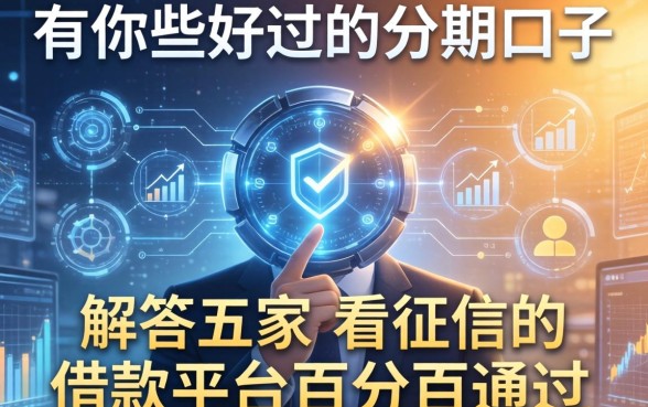 有哪些好过的分期口子，解答五家不看征信的借款平台百分百通过