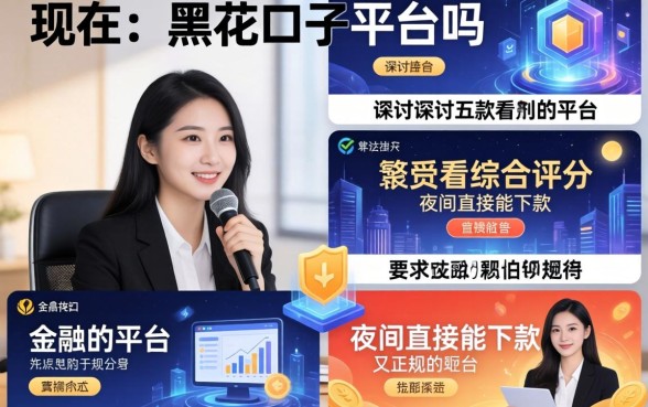 现在有黑花口子平台吗，探讨五款不看综合评分夜间直接能下款又正规的平台